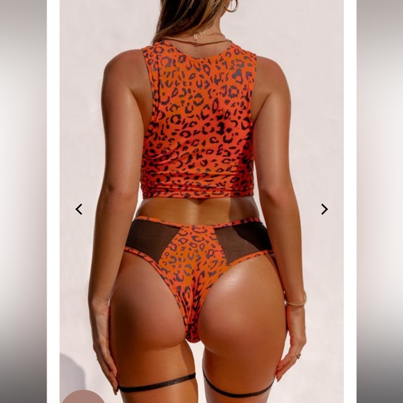 Creatures of XIX orange safari cheetah set XS - Picture 3 of 3